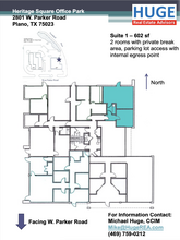 2801-2831 W Parker Rd, Plano, TX en alquiler Plano de la planta- Imagen 1 de 7