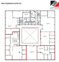 2855 Telegraph Ave, Berkeley, CA en alquiler Plano de la planta- Imagen 1 de 1