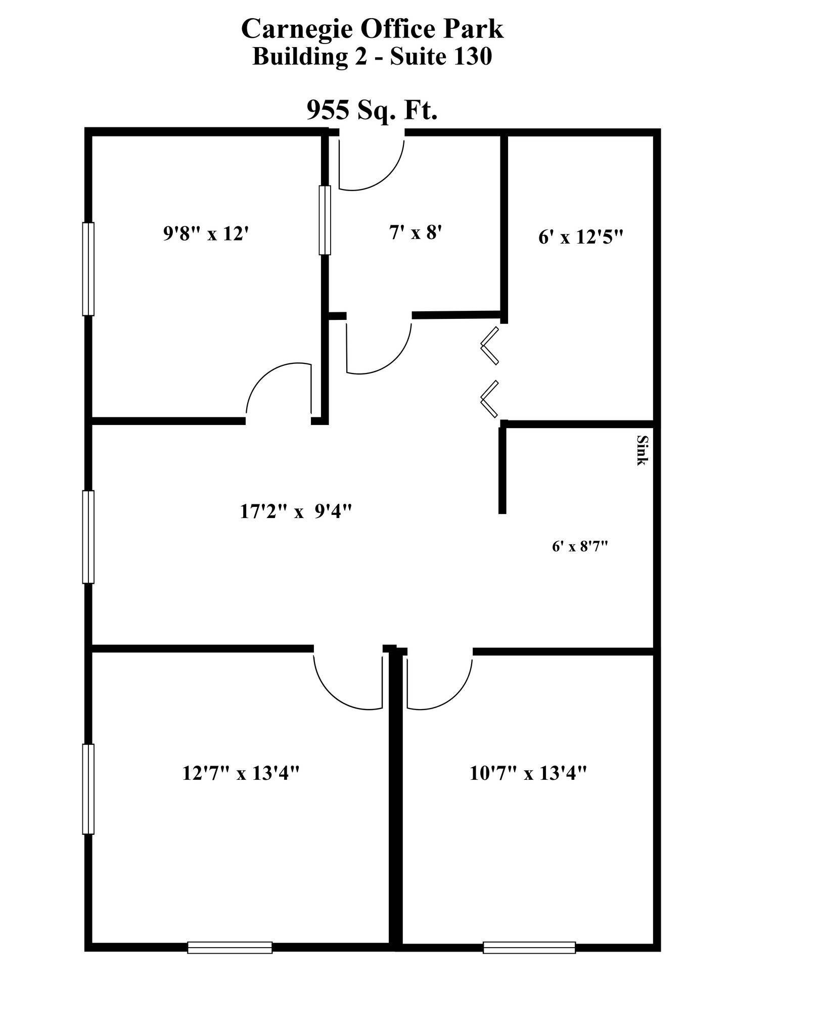 600 N Bell Ave, Carnegie, PA en alquiler Plano del sitio- Imagen 1 de 1