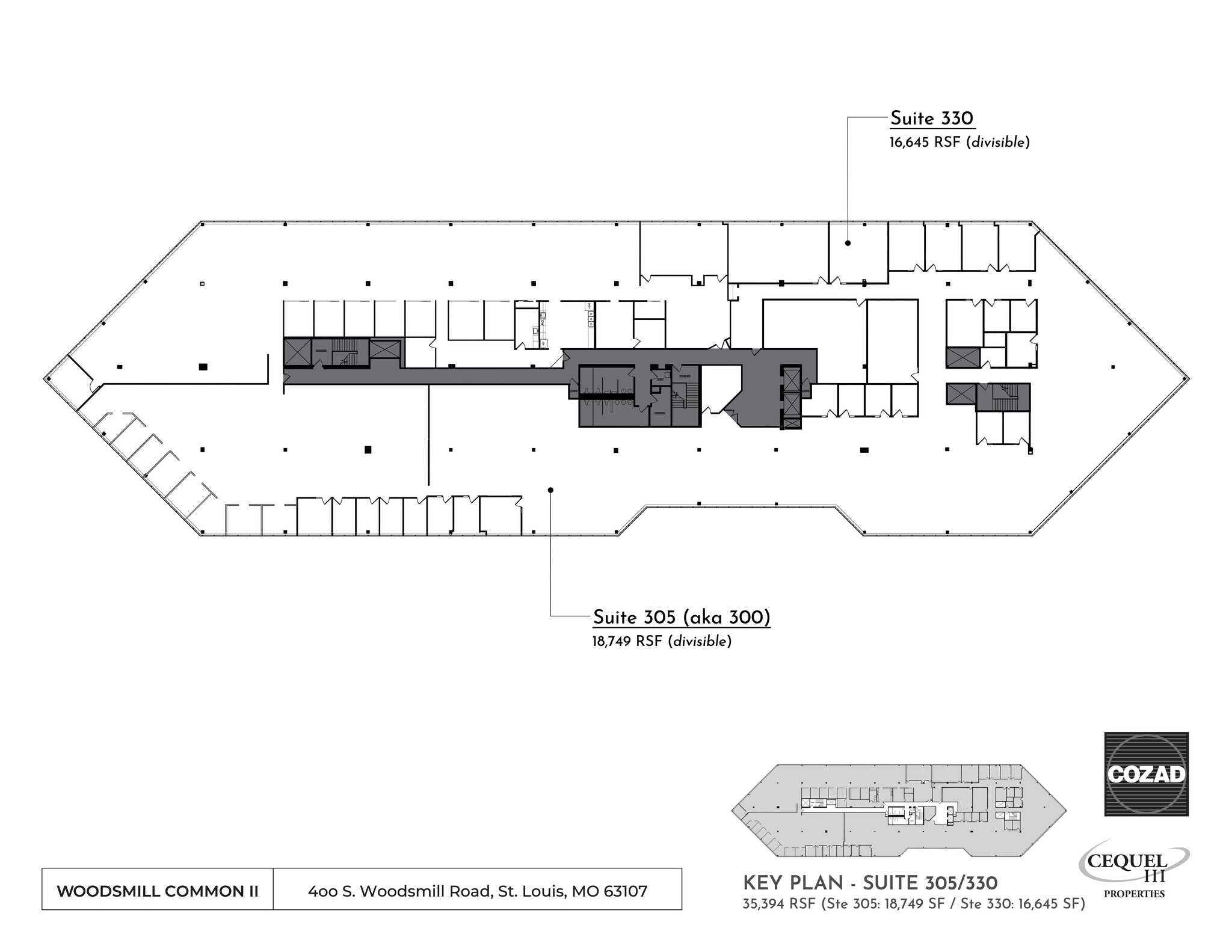 424 S Woods Mill Rd, Chesterfield, MO en alquiler Plano del sitio- Imagen 1 de 1