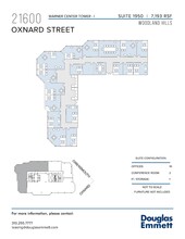 21600 Oxnard St, Woodland Hills, CA en alquiler Plano de la planta- Imagen 1 de 1