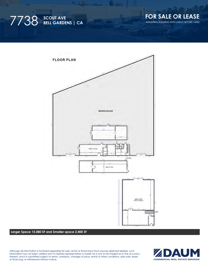 7738 Scout Ave, Bell Gardens, CA en alquiler Plano de la planta- Imagen 1 de 1