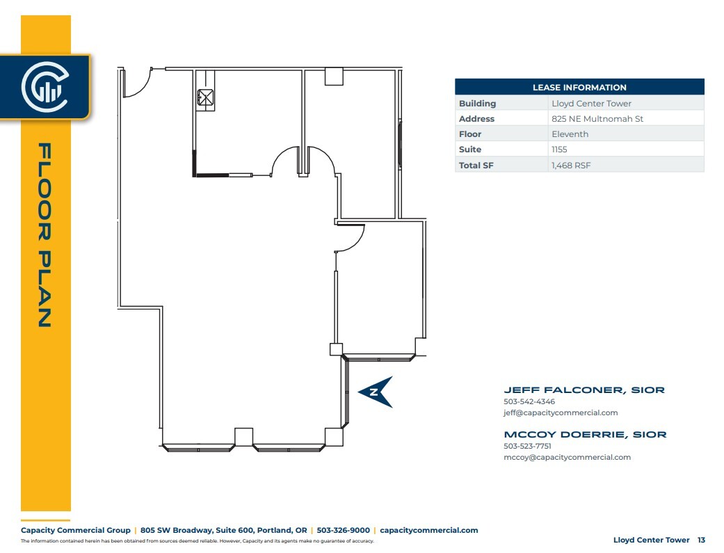 825 NE Multnomah St, Portland, OR en alquiler Plano de la planta- Imagen 1 de 1