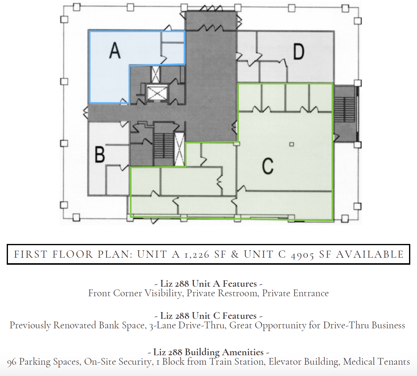 288 N Broad St, Elizabeth, NJ en alquiler Plano de la planta- Imagen 1 de 10