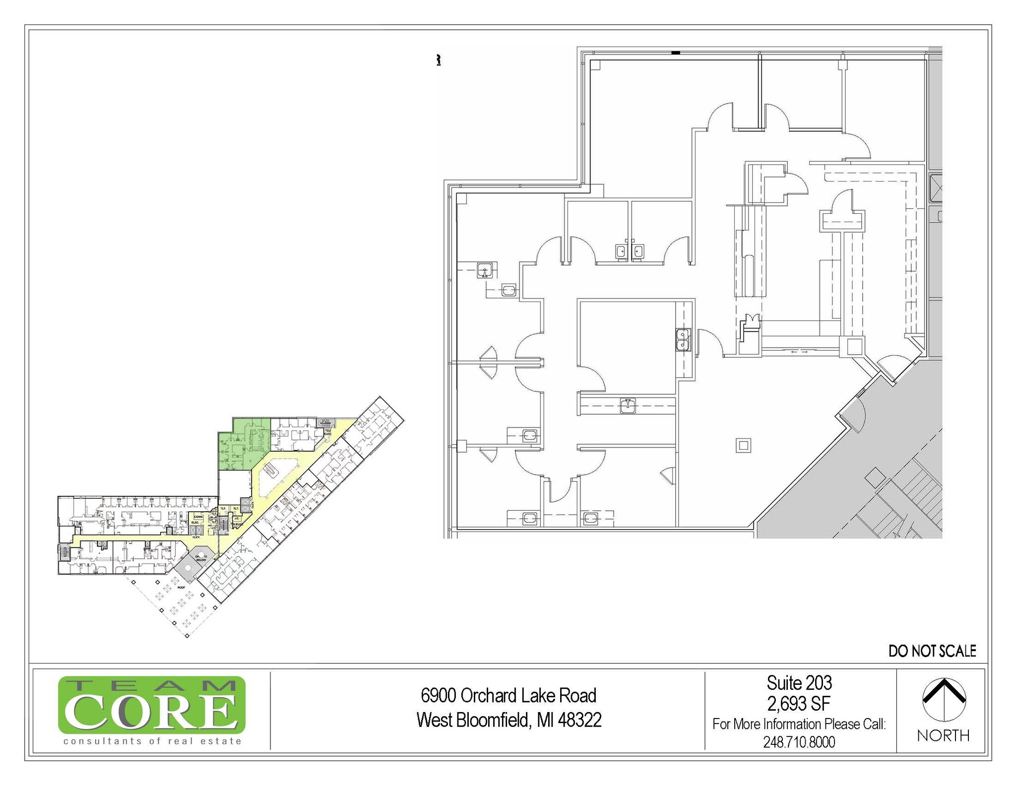 6900 Orchard Lake Rd, West Bloomfield, MI en alquiler Plano de la planta- Imagen 1 de 1