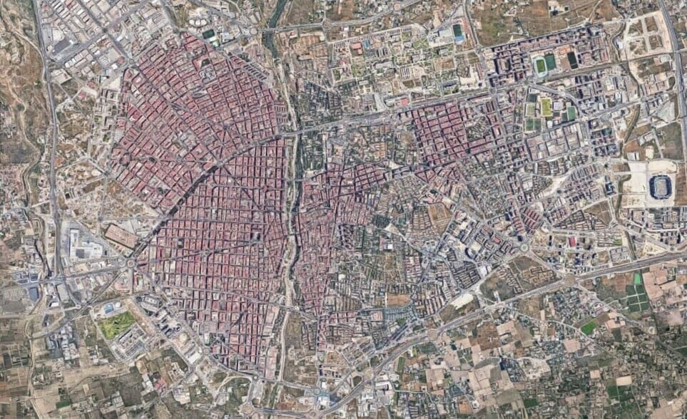 Nave en Elche en alquiler - Vista aérea - Imagen 2 de 6