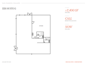 2205-2217 San Ramon Valley Blvd, San Ramon, CA en alquiler Plano de la planta- Imagen 2 de 2