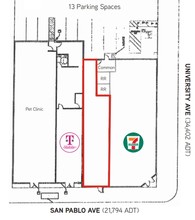 2000-2006 San Pablo Ave, Berkeley, CA en alquiler Plano de la planta- Imagen 1 de 1