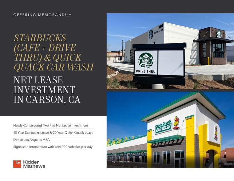 New Starbucks & Quick Quack Car Wash cartera de 2 inmuebles en venta en LoopNet.es - Foto del edificio - Imagen 1 de 8