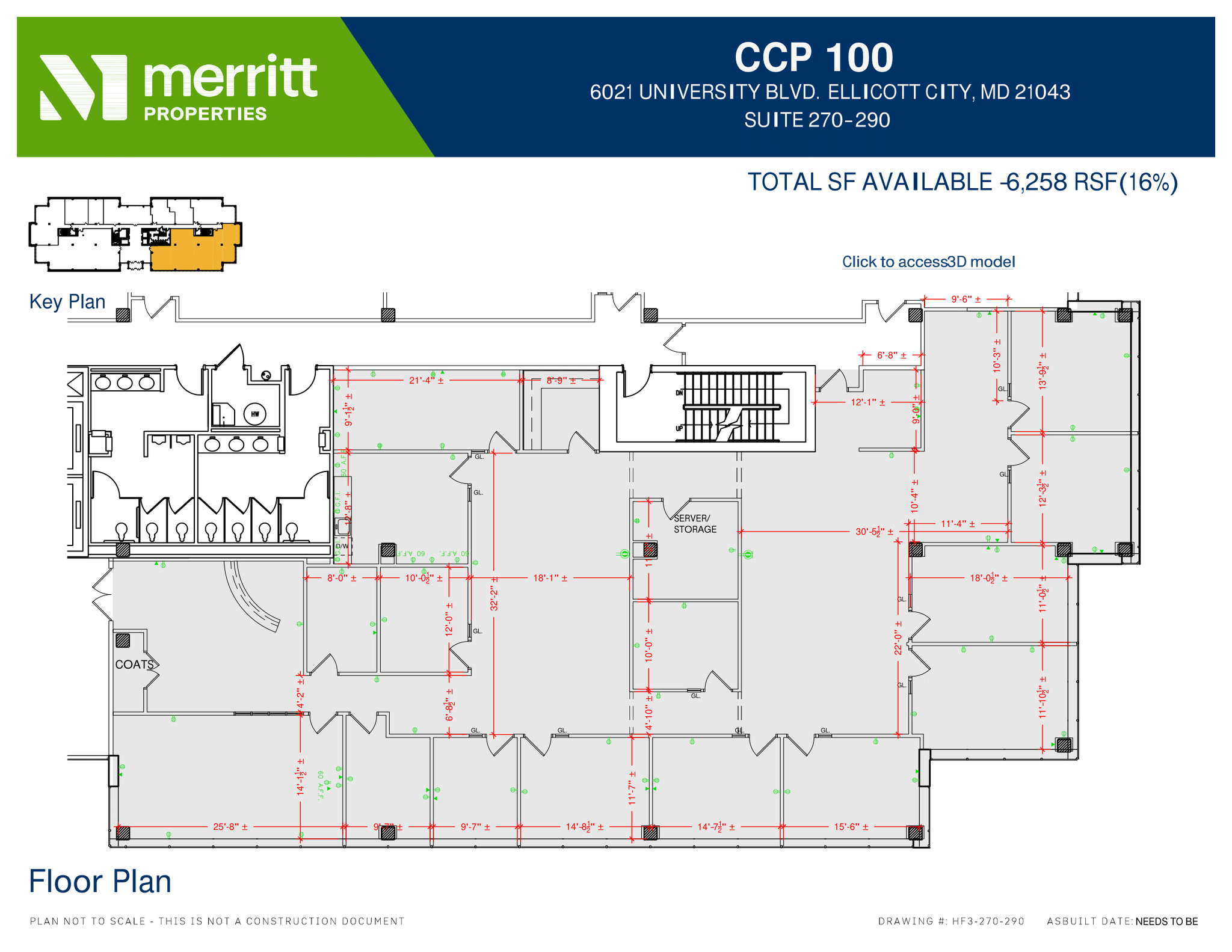 6010 University Blvd, Ellicott City, MD en alquiler Plano de la planta- Imagen 1 de 1