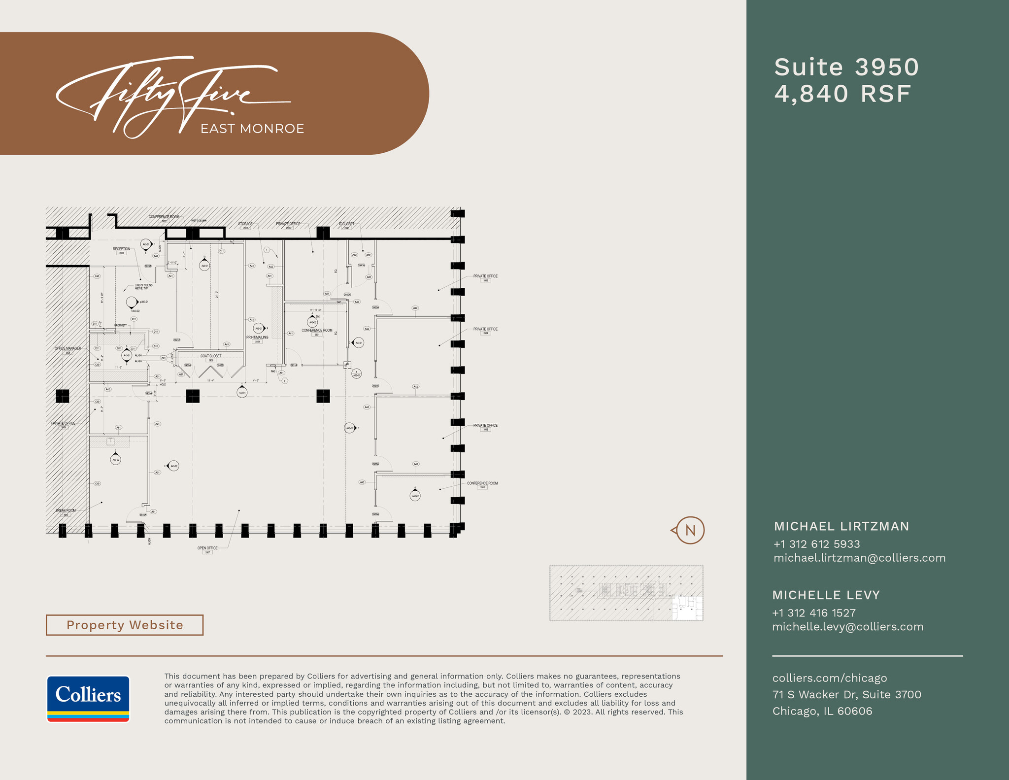 55 E Monroe St, Chicago, IL en alquiler Plano de la planta- Imagen 1 de 1