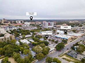 215 N Comanche St, San Marcos, TX - VISTA AÉREA  vista de mapa