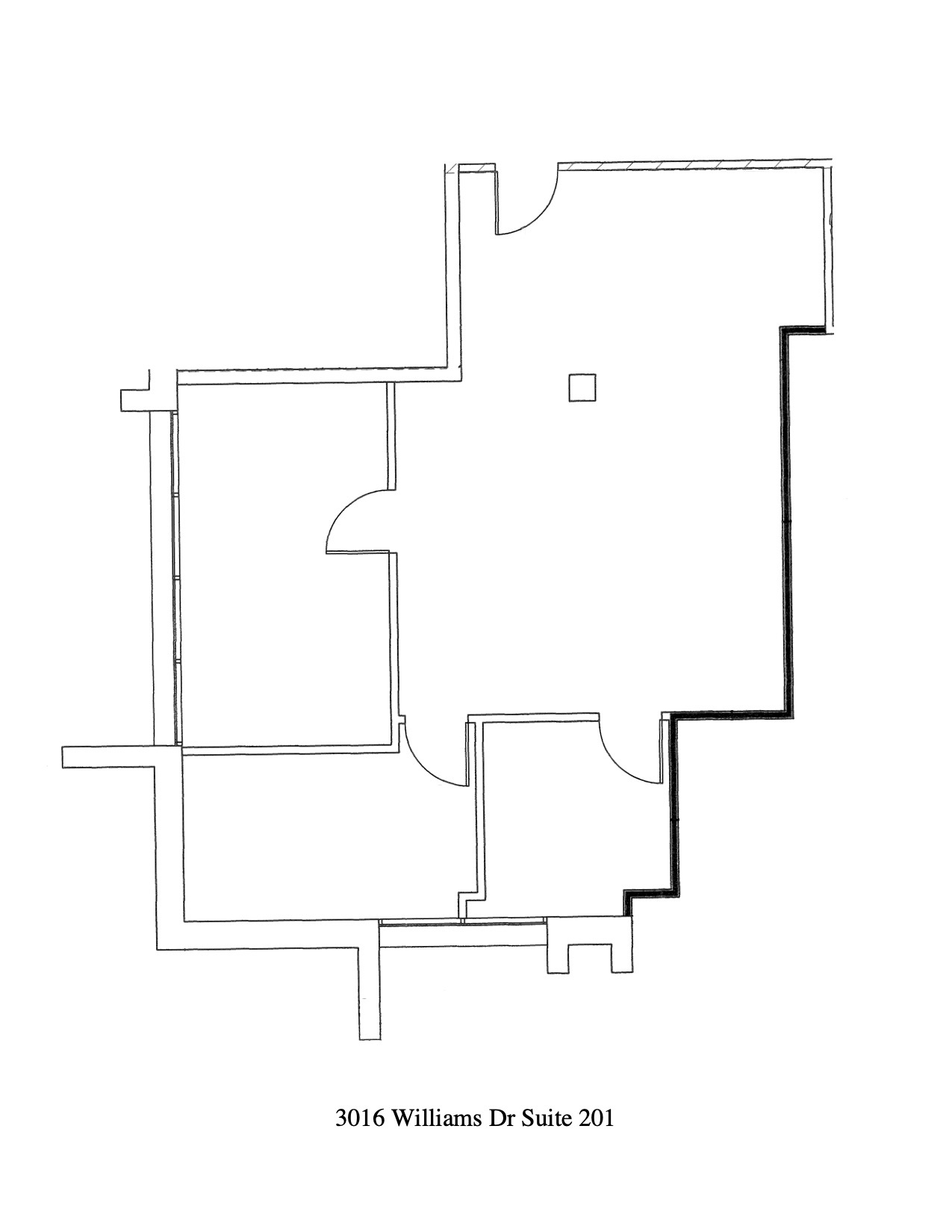 3016 Williams Dr, Fairfax, VA en alquiler Plano de la planta- Imagen 1 de 2