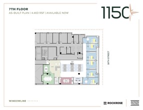 1150 18th St NW, Washington, DC en alquiler Plano de la planta- Imagen 1 de 1