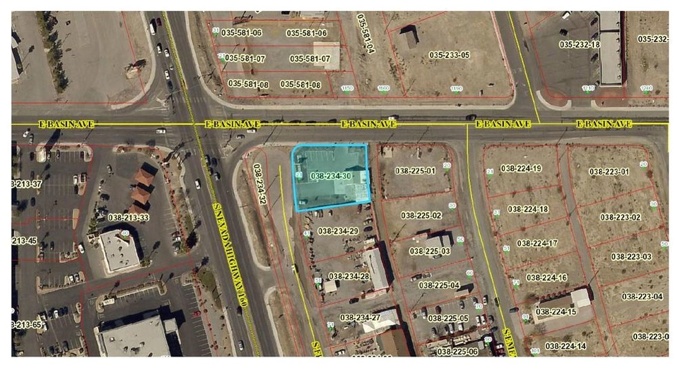 21 S Frontage Rd, Pahrump, NV en venta - Vista aérea - Imagen 3 de 7