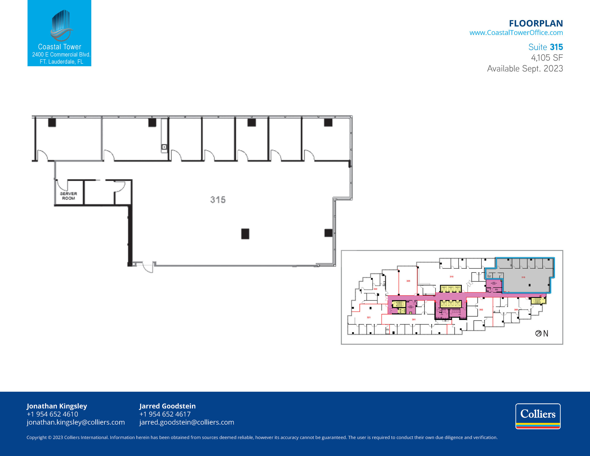 2400 E Commercial Blvd, Fort Lauderdale, FL en alquiler Plano de la planta- Imagen 1 de 1