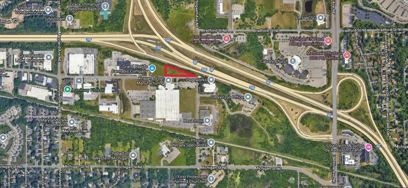 2751 Oak Industrial Dr NE, Grand Rapids, MI en venta Vista aérea- Imagen 1 de 3