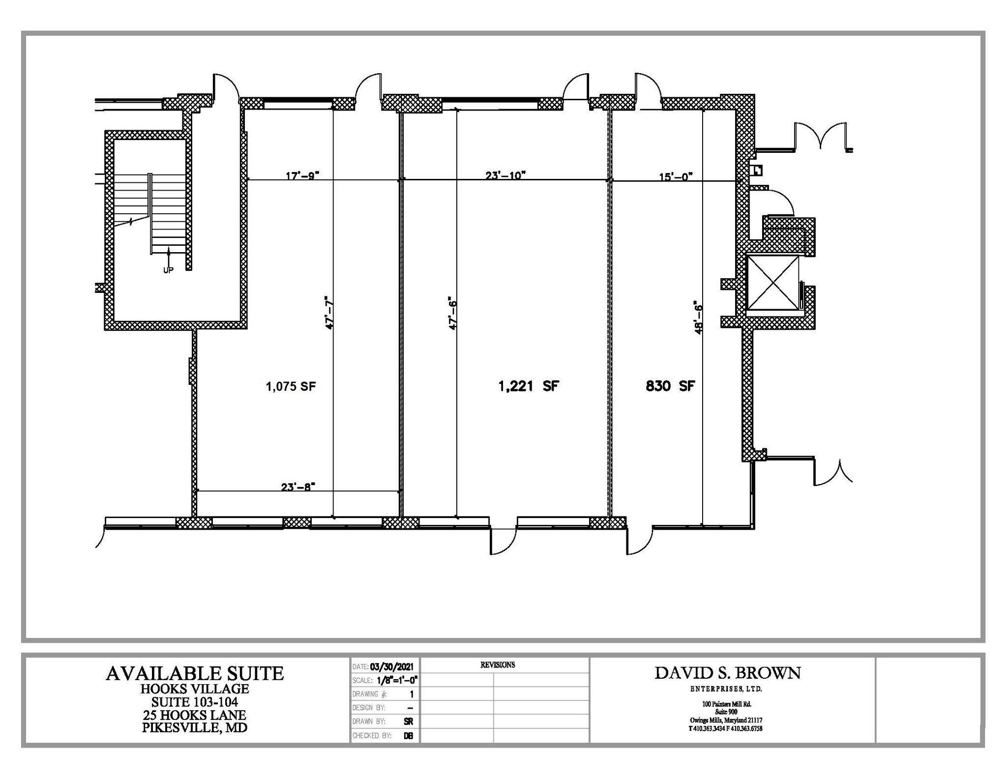 25 Hooks Ln, Pikesville, MD en alquiler Plano de la planta- Imagen 1 de 1