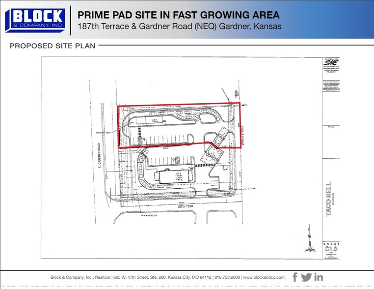 187th Ter, Gardner, KS en alquiler - Plano del sitio - Imagen 2 de 2