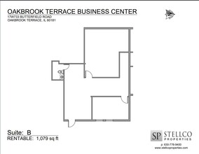 17W695-17W745 Butterfield Rd, Oakbrook Terrace, IL en alquiler Plano de la planta- Imagen 1 de 1