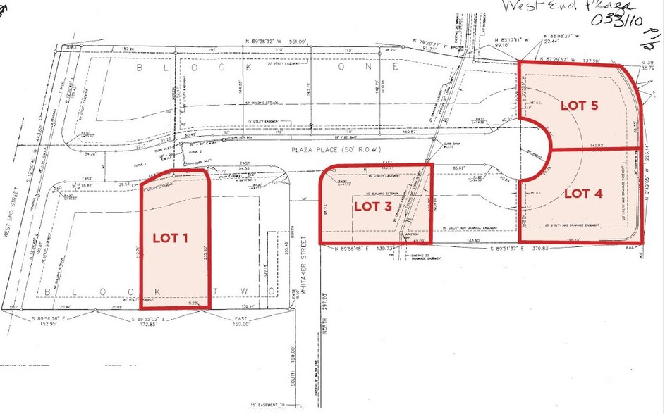 Plaza Place & Whitaker St, Springdale, AR en venta - Plano del sitio - Imagen 2 de 3