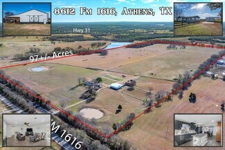 Más detalles de 8612 FM 1616, Athens, TX - Terreno en venta