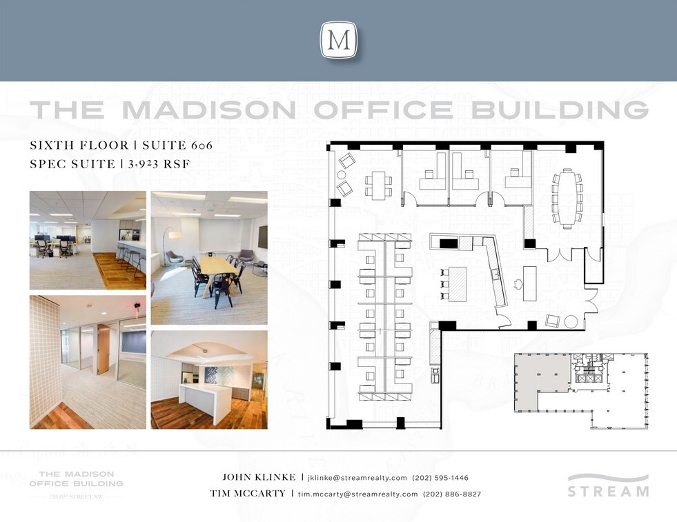 1155 15th St NW, Washington, DC en alquiler Plano de la planta- Imagen 1 de 1