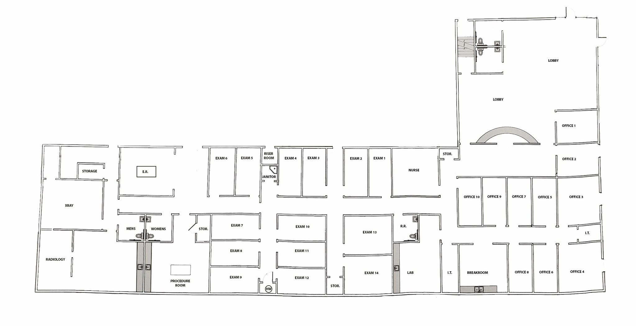 213 E Main St, Calera, OK en alquiler Plano de la planta- Imagen 1 de 4