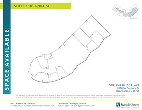 2600 McCormick Dr, Clearwater, FL en alquiler Plano de la planta- Imagen 1 de 1