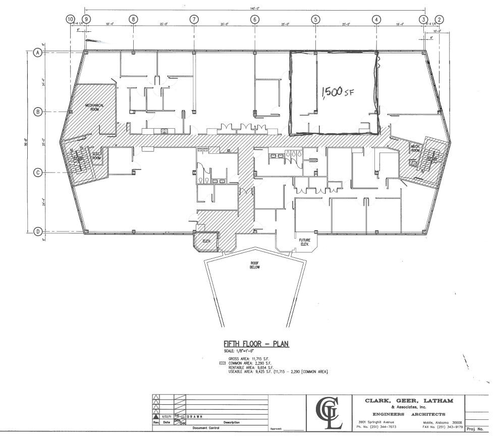 3290 Dauphin St, Mobile, AL en alquiler Plano de la planta- Imagen 1 de 1