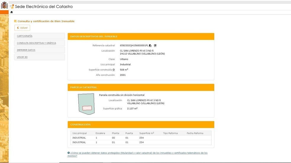 Nave en Villablino, León en venta - Foto del edificio - Imagen 3 de 3