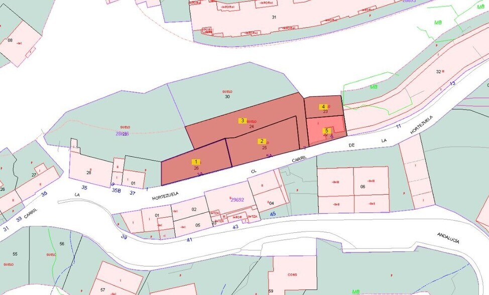 Carril la Hortezuela, 7B, Almogía, Málaga en venta - Plano de solar - Imagen 3 de 4