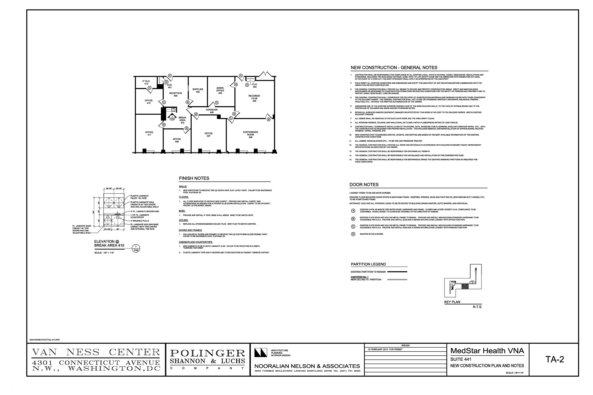 4301 Connecticut Ave NW, Washington, DC en alquiler Plano de la planta- Imagen 1 de 1