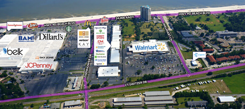 2650 Beach Blvd, Biloxi, MS en alquiler - Vista aérea - Imagen 2 de 15