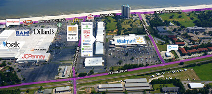 2650 Beach Blvd, Biloxi, MS - VISTA AÉREA  vista de mapa