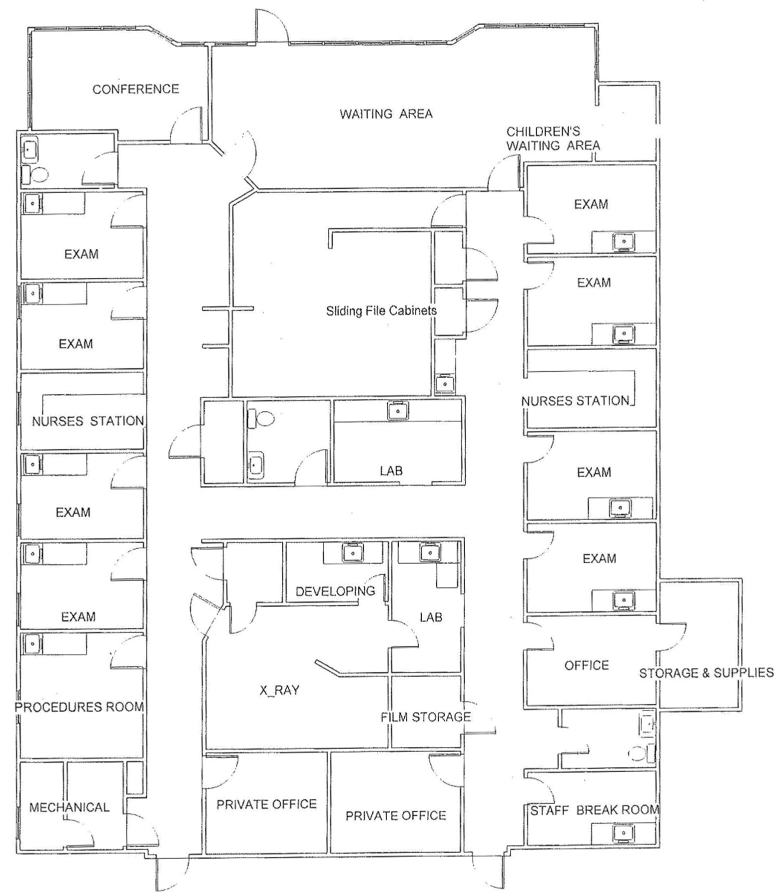 1015-1025 Mansell Rd, Roswell, GA en alquiler Plano de la planta- Imagen 1 de 1