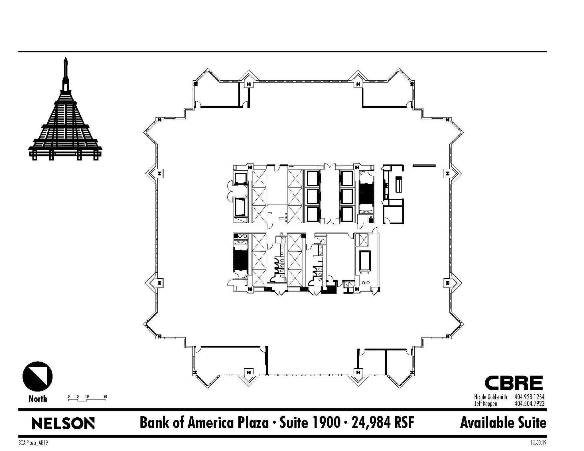 600 Peachtree St NE, Atlanta, GA en alquiler Plano de la planta- Imagen 1 de 1