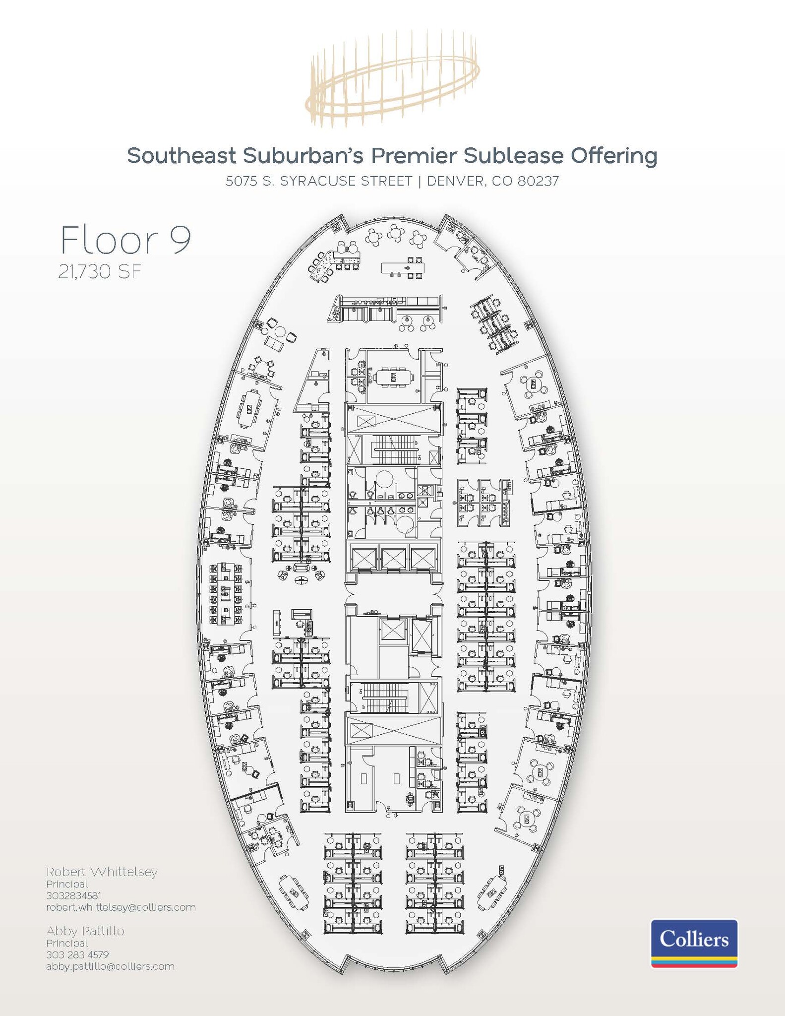 5075 S Syracuse St, Denver, CO en alquiler Plano de la planta- Imagen 1 de 1