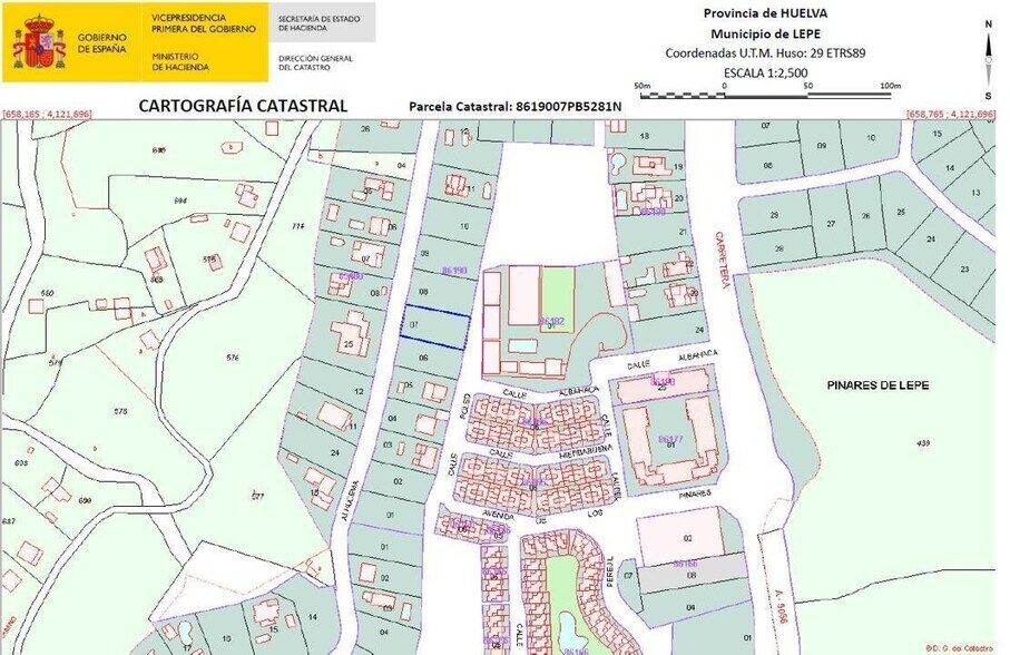 Terreno en Lepe, Huelva en venta - Plano de la planta - Imagen 2 de 16