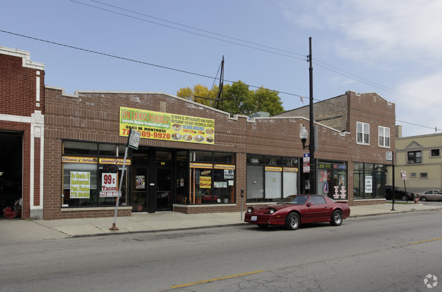 3034-3040 W Montrose Ave, Chicago, IL en alquiler - Foto del edificio - Imagen 1 de 7