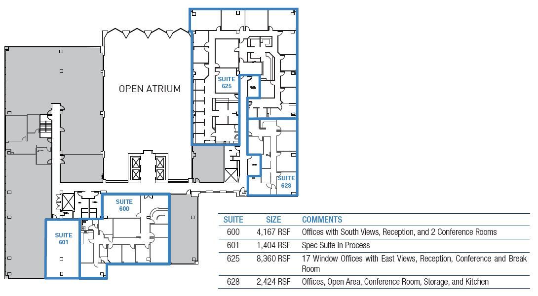 16530 Ventura Blvd, Encino, CA en alquiler Plano de la planta- Imagen 1 de 1