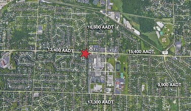 17585 W North Ave, Brookfield, WI - vista aérea  vista de mapa