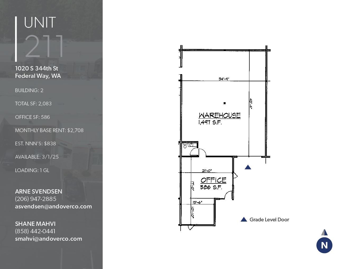 1020 S 344th St, Federal Way, WA en alquiler Plano de la planta- Imagen 1 de 1