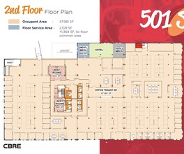 501 S 4th St, Louisville, KY en alquiler Plano de la planta- Imagen 1 de 1