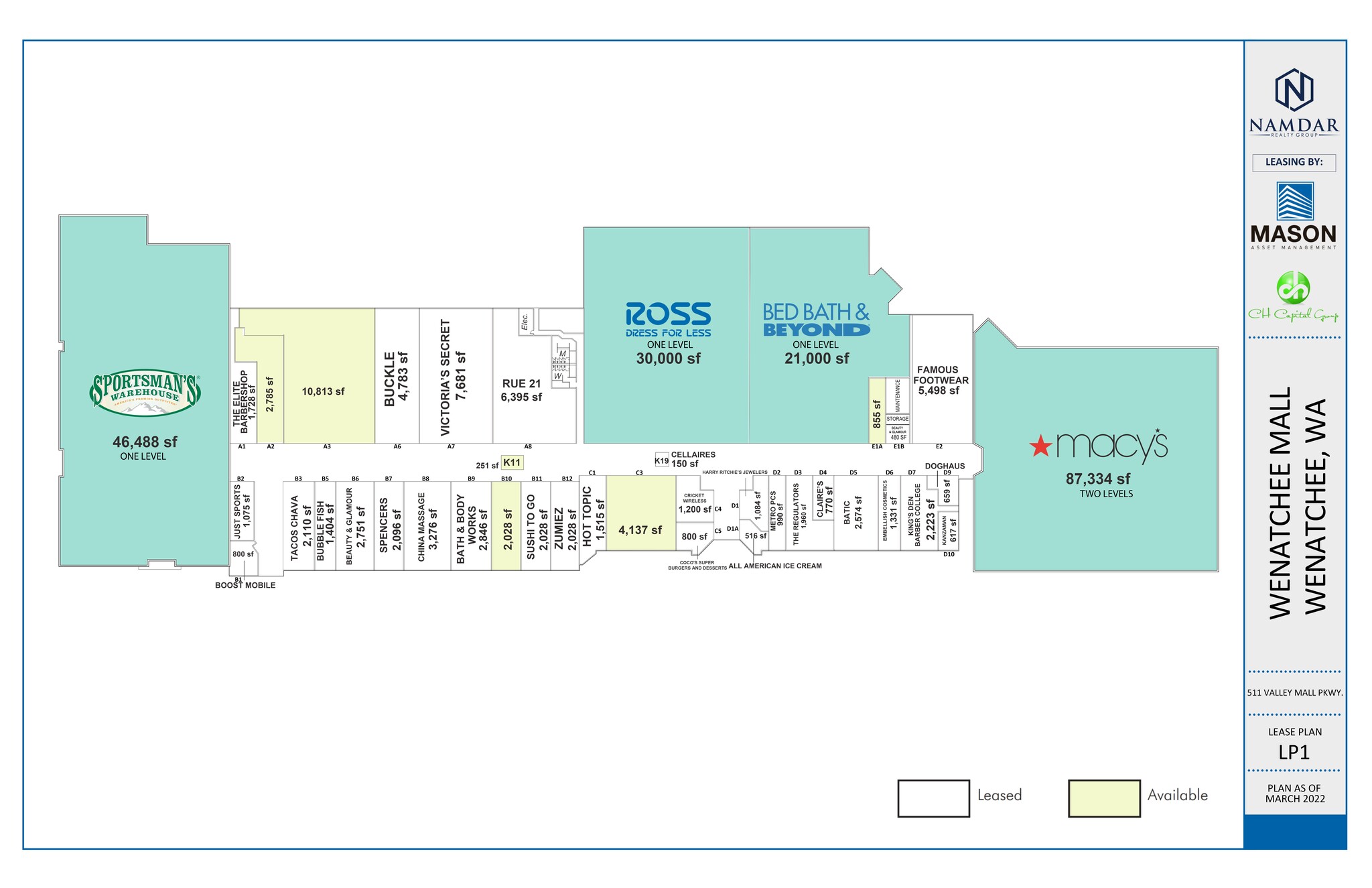 511 Valley Mall Pky, East Wenatchee, WA en alquiler Plano del sitio- Imagen 1 de 1