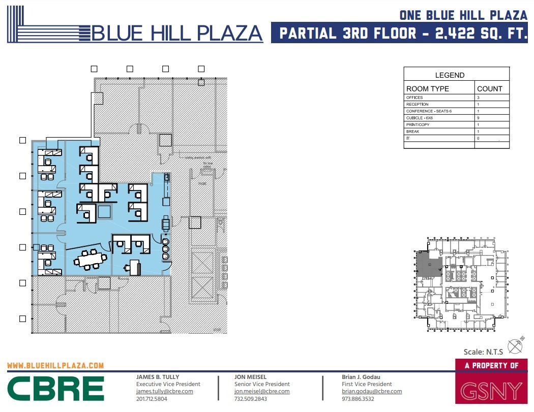 1 Blue Hill Plz, Pearl River, NY en alquiler Plano de la planta- Imagen 1 de 1