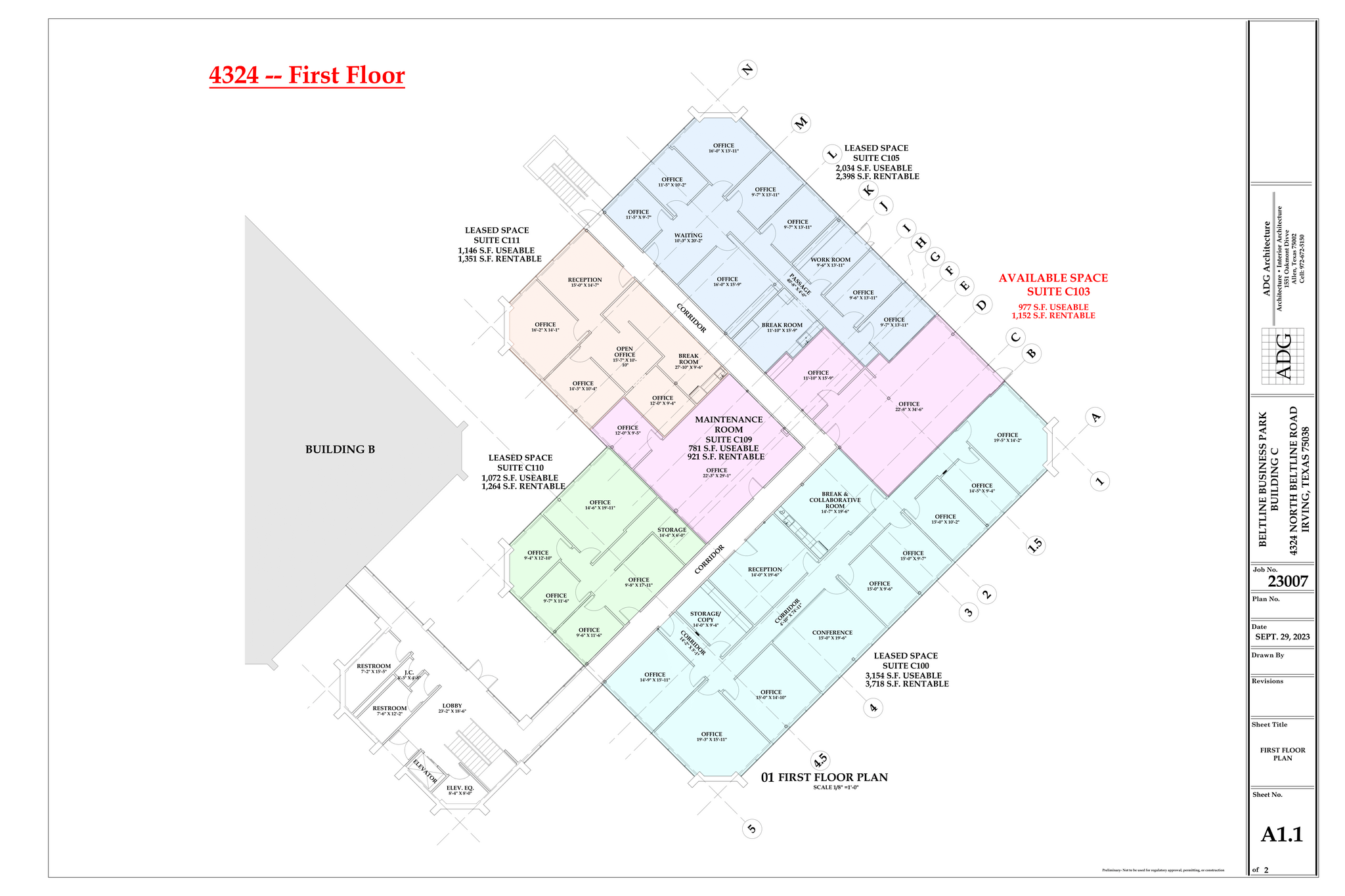 4320 N Belt Line Rd, Irving, TX en alquiler Plano de la planta- Imagen 1 de 4