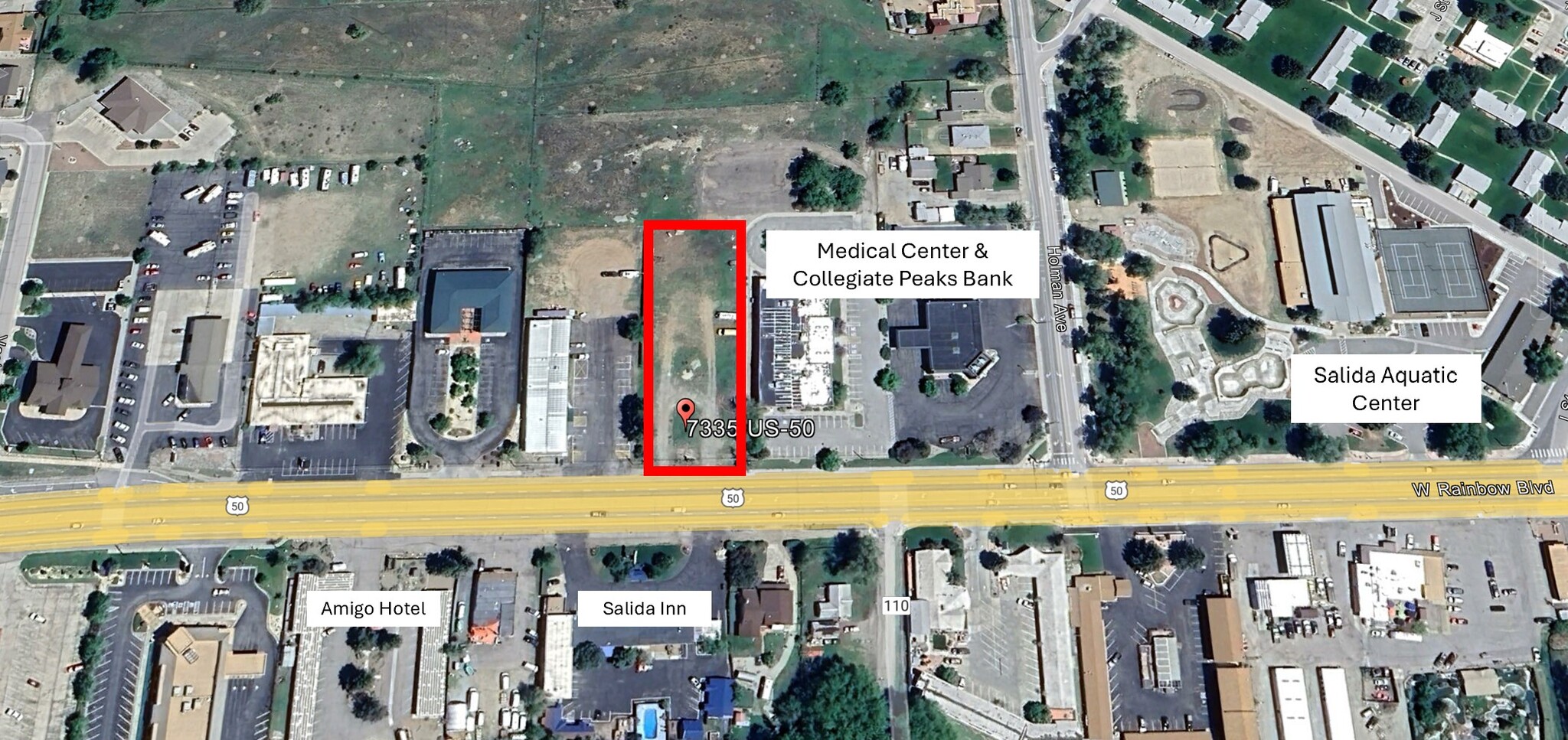 7335 W US Highway 50, Salida, CO en venta Vista aérea- Imagen 1 de 10