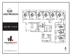 105 W Madison St, Chicago, IL en alquiler Plano de la planta- Imagen 1 de 1