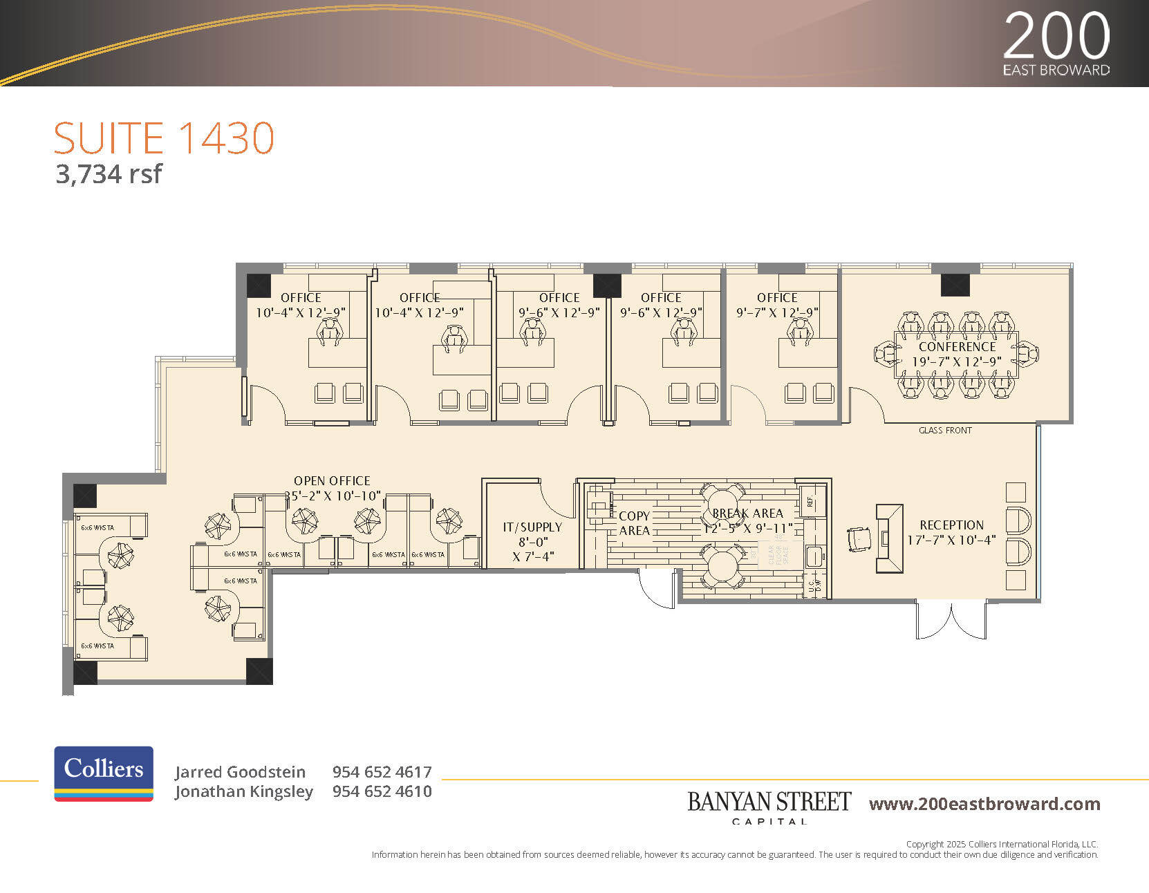 200 E Broward Blvd, Fort Lauderdale, FL en alquiler Plano de la planta- Imagen 1 de 1